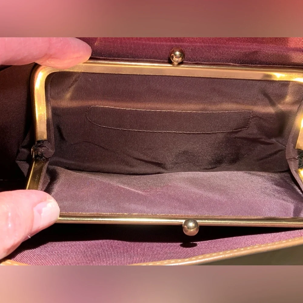 Christian Dior Vintage Honeycomb Long Wallet With COA